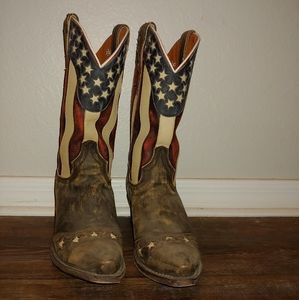 COPY - Patriotic Dan Post boots